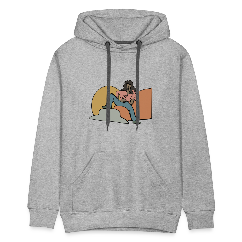 Men’s Premium Hoodie - heather grey