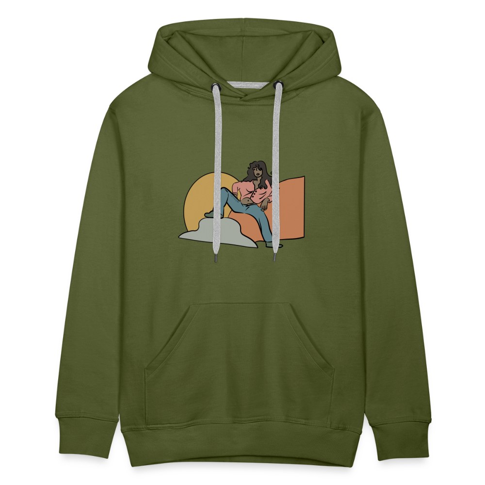 Men’s Premium Hoodie - olive green