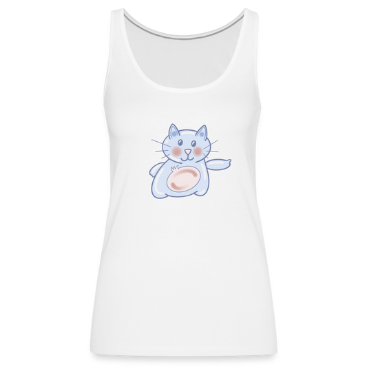 Women’s Premium Tank Top - white