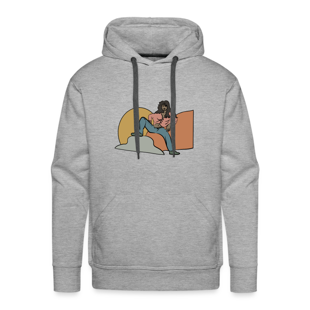 Men’s Premium Hoodie - heather grey