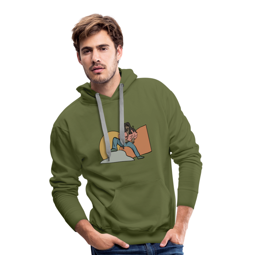 Men’s Premium Hoodie - olive green