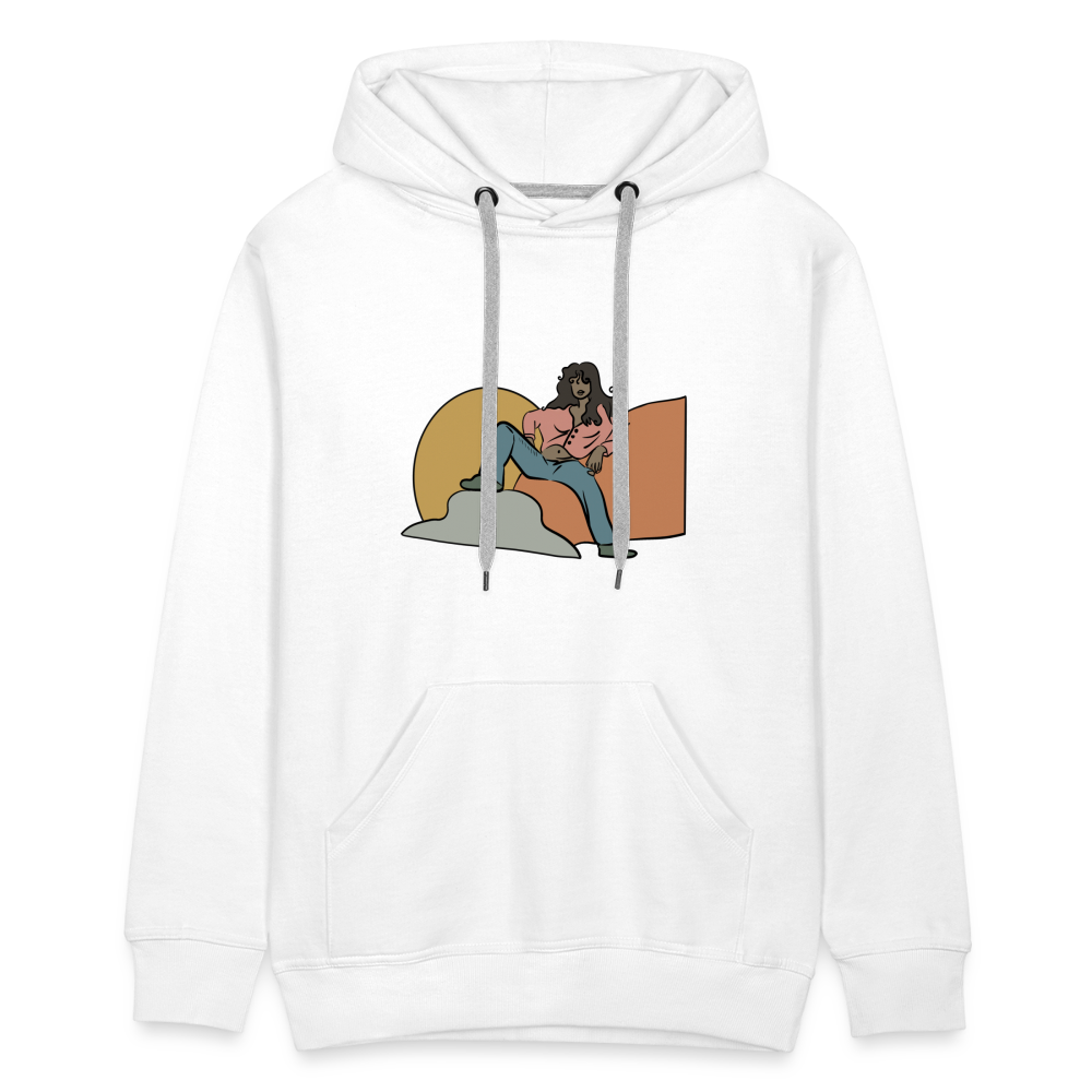 Men’s Premium Hoodie - white