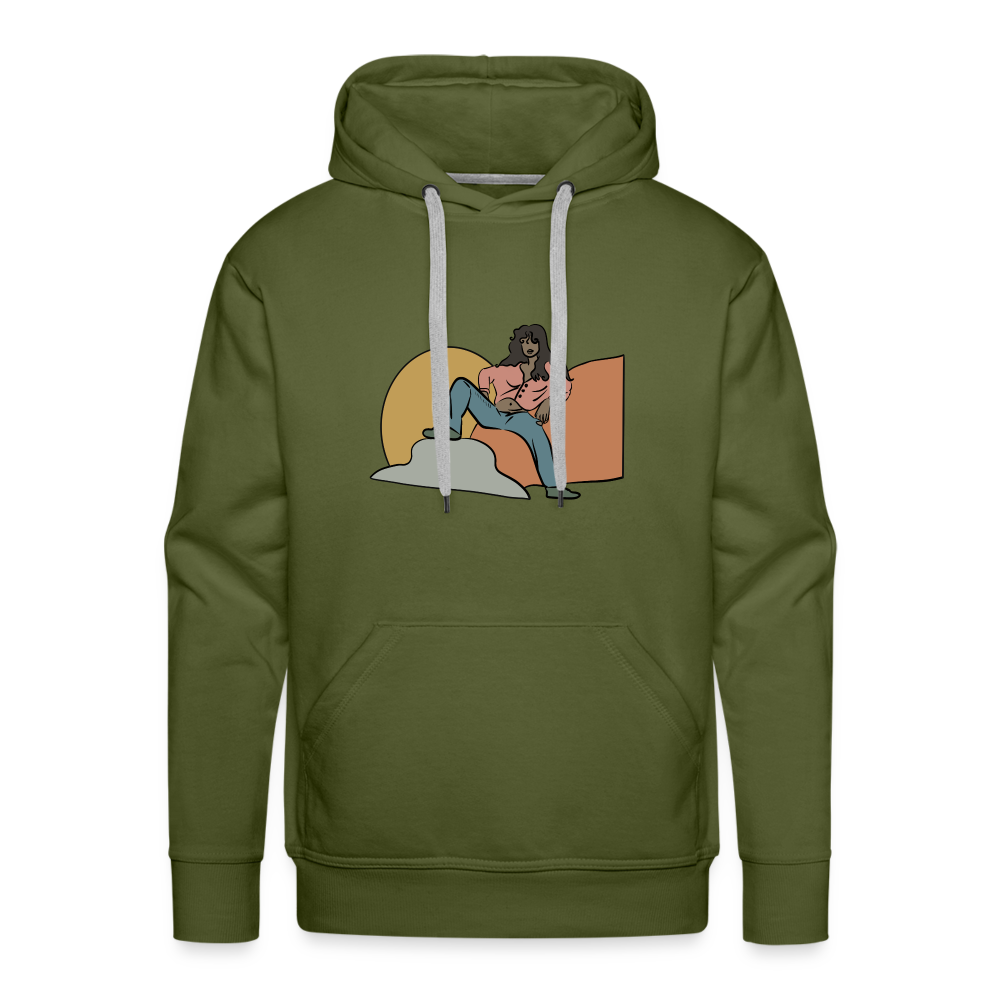 Men’s Premium Hoodie - olive green