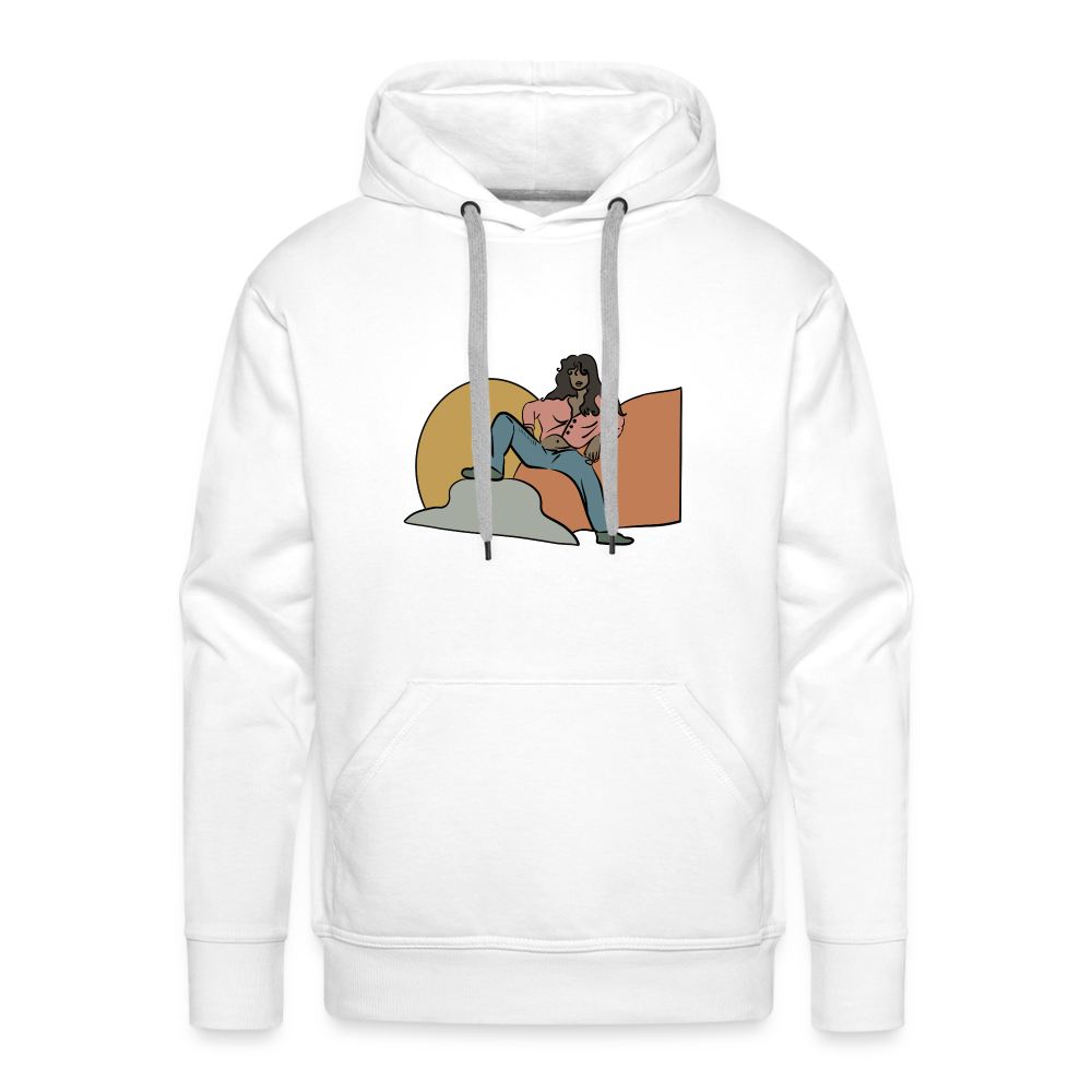 Men’s Premium Hoodie - white