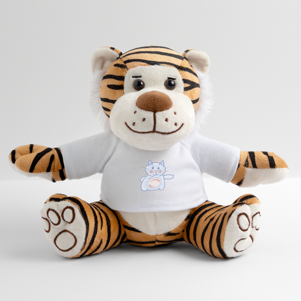 Plush Tiger - white