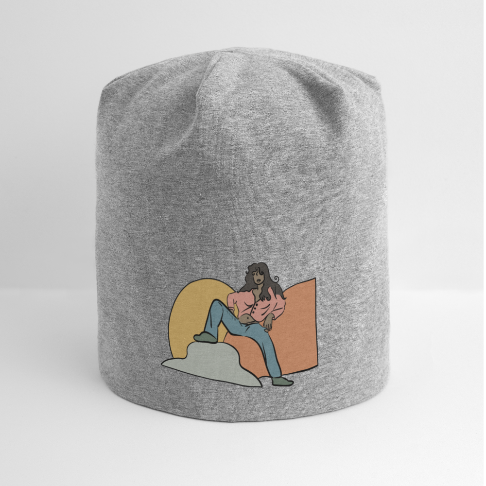 Jersey Beanie - heather grey